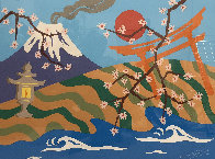 Oh Japan, Land of Beauty 24x32 Works on Paper (not prints) by Pierre Matisse - 1