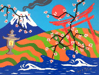 Oh Japan, Land of Beauty 24x32 Works on Paper (not prints) by Pierre Matisse - 0