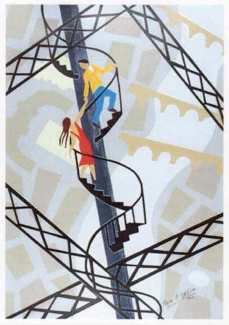 L'Escalier D'Amour 1999 Limited Edition Print by Pierre Matisse L'Escalier D'Amour 1999 Limited Edition Print by Pierre Matisse