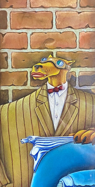 Norman, A Recusant Bellesprit Watercolor  1994 23x12 Watercolor - Markus Pierson
