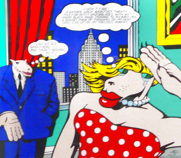 Homage to Lichtenstein I 1992 Limited Edition Print - Markus Pierson Homage to Lichtenstein I 1992 Limited Edition Print - Markus Pierson