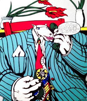 Homage to Lichtenstein II 1992 Limited Edition Print - Markus Pierson Homage to Lichtenstein II 1992 Limited Edition Print - Markus Pierson