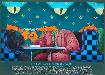 Love And Espionage Huge Limited Edition Print - Markus Pierson Love And Espionage Huge Limited Edition Print - Markus Pierson