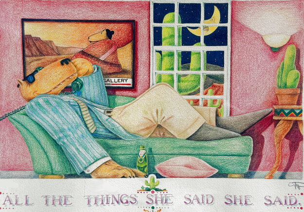 All the Things She Said She Said Framed Limited Edition Lithograph ...