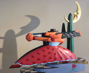 For the Roses Wood Sculpture 1989 Sculpture - Markus Pierson For the Roses Wood Sculpture 1989 Sculpture - Markus Pierson