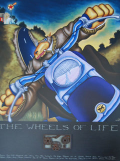 Wheels of Life 2004 on Panel Limited Edition Print - Markus Pierson Wheels of Life 2004 on Panel Limited Edition Print - Markus Pierson