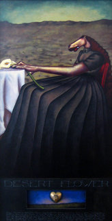 Desert Flower 2005 48x26 Original Painting - Markus Pierson Desert Flower 2005 48x26 Original Painting - Markus Pierson