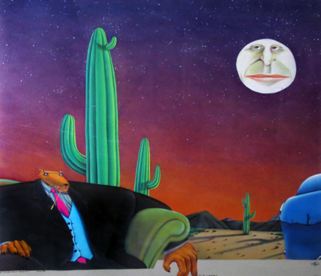Truth About Melvin 1990 38x39 Original Painting - Markus Pierson