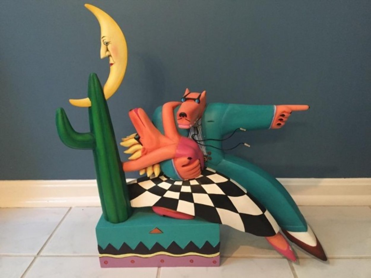 Passion That Kills Wood Sculpture 1988 by Markus Pierson