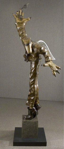 What the Black Sheep Knows Bronze Monumental  Sculpture 2008 93.5 in Sculpture - Markus Pierson