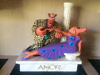 Amor Wood Sculpture 1990 Sculpture by Markus Pierson - 0 Amor Wood Sculpture 1990 Sculpture by Markus Pierson - 0