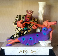 Amor Wood Sculpture 1990 Sculpture by Markus Pierson - 0
