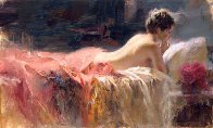 Soft Light Embellished Limited Edition Print by Pino - 0 Soft Light Embellished Limited Edition Print by Pino - 0