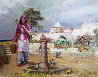 Fountain 35x45 Huge Original Painting by  Pino - 0