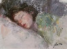 Sleeping Child 26x30 Original Painting by  Pino - 0
