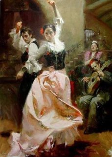 Dancing in Barcelona Limited Edition Print - Pino Dancing in Barcelona Limited Edition Print - Pino