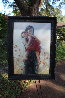 Maternal Instincts CP on Canvas 2008 - Mahogany Frame Limited Edition Print by  Pino - 2
