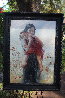 Maternal Instincts CP on Canvas 2008 - Mahogany Frame Limited Edition Print by  Pino - 3
