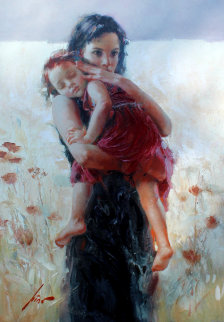 Maternal Instincts CP on Canvas 2008 Limited Edition Print -  Pino