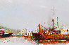 At the Dock AP Limited Edition Print by  Pino - 0