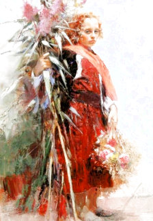 Flower Child w/ Remarque 2005 Limited Edition Print - Pino Flower Child w/ Remarque 2005 Limited Edition Print - Pino