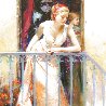 At the Balcony Limited Edition Print by  Pino - 0