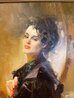 Irene - Framed Oil on Canvas Original Painting by  Pino - 2