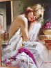 Prelude 2008 - Framed Embellished Giclee on Canvas Limited Edition Print by  Pino - 3