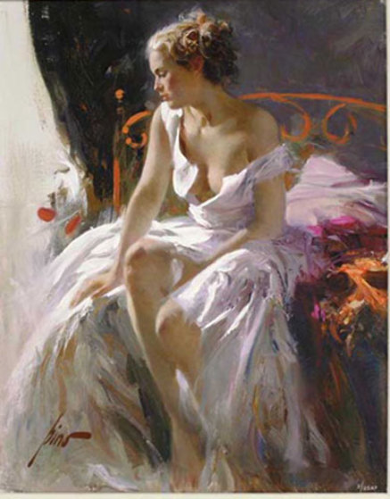 Morning Breeze AP 2002 Embellished Limited Edition Print by Pino Morning Breeze AP 2002 Embellished Limited Edition Print by Pino