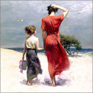 Afternoon Stroll Limited Edition Print - Pino Afternoon Stroll Limited Edition Print - Pino