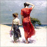 Afternoon Stroll Limited Edition Print by Pino - 0 Afternoon Stroll Limited Edition Print by Pino - 0