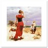 Seaside Gathering  AP - Embellished 2008 Giclee on Canvas Limited Edition Print by  Pino - 1