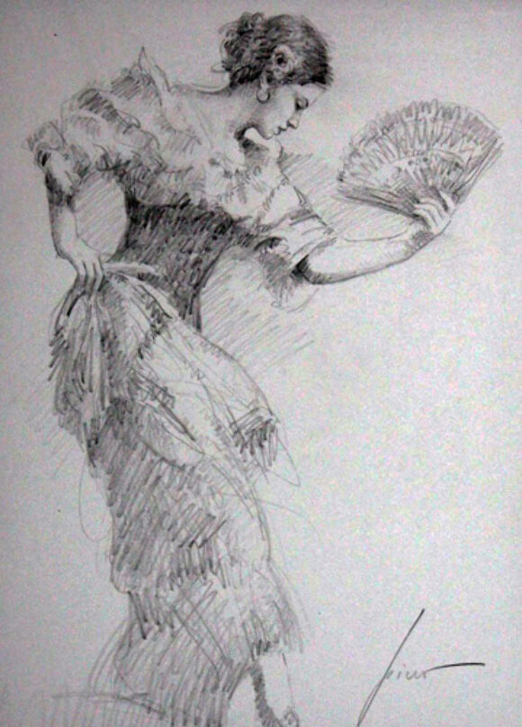 Pino Original Paintings, Watercolors, Drawings And Works On Paper