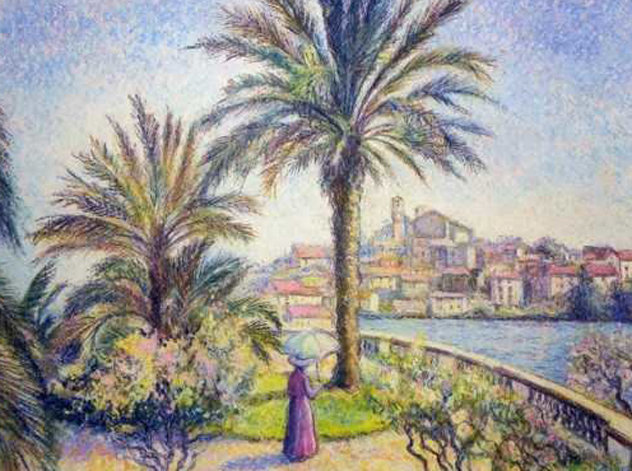 Le Palmier Du Jardin Catharina a Cannes 2011 - France Limited Edition Print by H. Claude Pissarro
