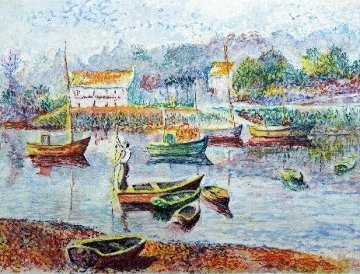 l' Embaracadere 1990 Limited Edition Print - H. Claude Pissarro l' Embaracadere 1990 Limited Edition Print - H. Claude Pissarro