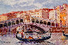 Venise, La Gondole De Lodovico Pastel 2013 33x38 - Italy Works on Paper (not prints) by H. Claude Pissarro - 0