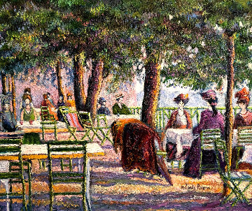 La Terrasse De l'empire (Boussy-les-bains) 2018 30x24 Original Painting - H. Claude Pissarro La Terrasse De l'empire (Boussy-les-bains) 2018 30x24 Original Painting - H. Claude Pissarro