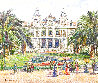 Monaco Le Casino Painting -  2011 24x30 - Monte Carlo Original Painting by H. Claude Pissarro - 0