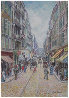 La Rue St. Ferreole a Marseille 2001 15x20 Original Painting by H. Claude Pissarro - 0