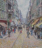 La Rue St. Ferreole a Marseille 2001 15x20 Original Painting by H. Claude Pissarro - 3