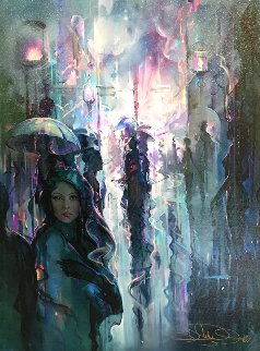 Night Street 2002 Limited Edition Print - John Pitre