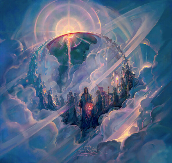 絵画 Ascension Ascension 2006 Limited Edition Giclee on Canvas by John Pitre