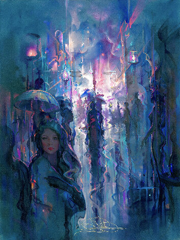 Night Street 2009 Limited Edition Print - John Pitre