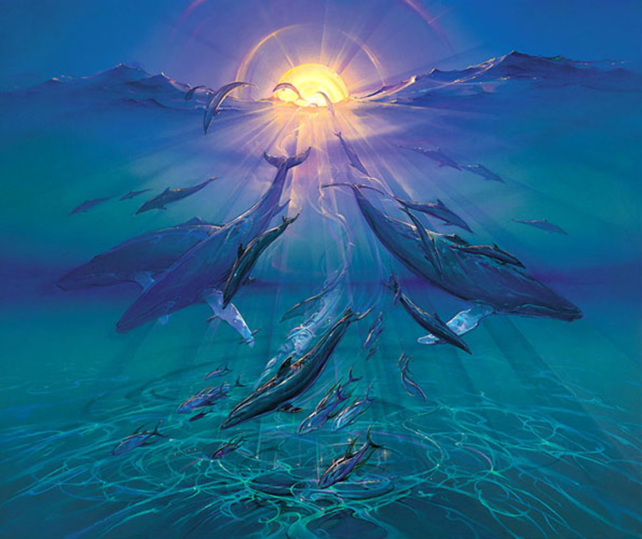 Pacific Sunrise Limited Edition Print by John Pitre