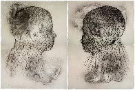 Untitled Set of 2 Etchings Diptych 2019 Limited Edition Print by Jaume Plensa - 0 Untitled Set of 2 Etchings Diptych 2019 Limited Edition Print by Jaume Plensa - 0