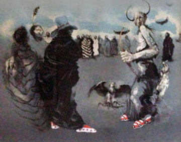 Horse Chief With People 1976 Limited Edition Print - Paul Pletka Horse Chief With People 1976 Limited Edition Print - Paul Pletka