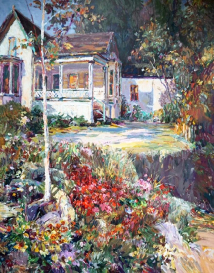 Gathering Flowers Limited Edition Print by Henri Plisson Gathering Flowers Limited Edition Print by Henri Plisson