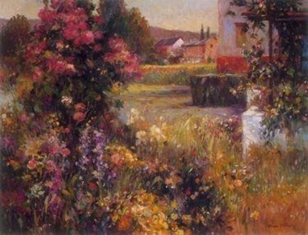 henri plisson flower art, gardens, serigraphs by Henri Plisson For