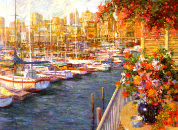 Mediterranean Sunrise PP Limited Edition Print - Henri Plisson Mediterranean Sunrise PP Limited Edition Print - Henri Plisson