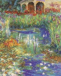 Lily Pond PP Limited Edition Print - Henri Plisson Lily Pond PP Limited Edition Print - Henri Plisson